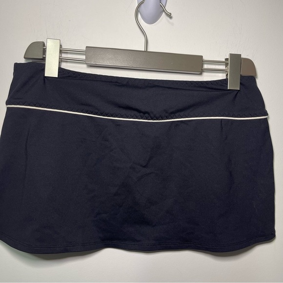 Ralph Lauren Women’s Black Mini Micro Skirt Y2K Style Athletic preppy Tennis M - Picture 5 of 7